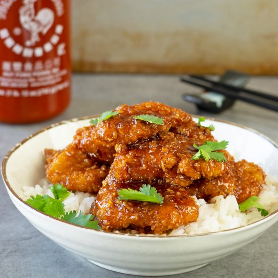 Honey Sriracha Chicken