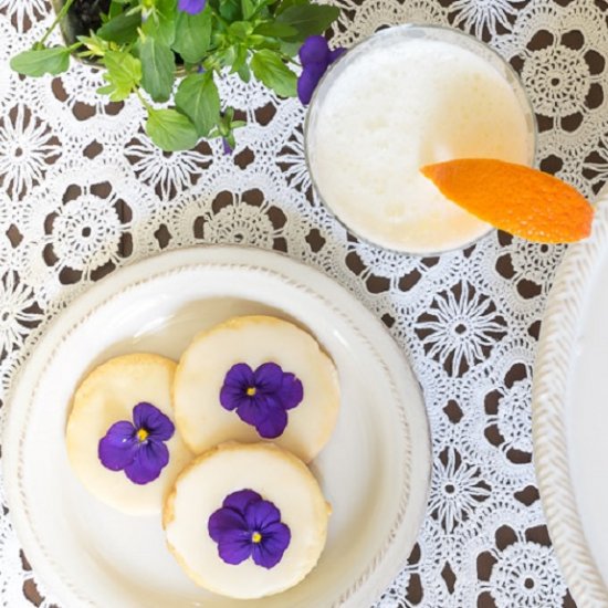 Lemon Icebox Cookies with Glaze