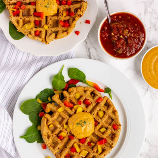 South-of-the-Border Savory Waffles