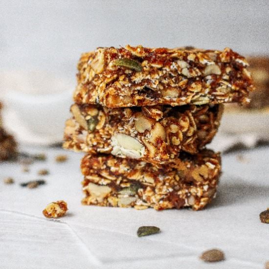 Roast Nut Granola Bars