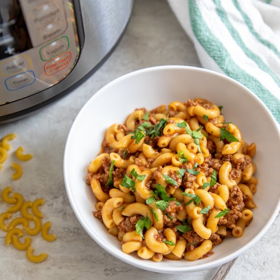 Instant Pot Hamburger Helper