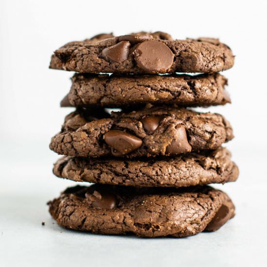 Chocolate Cake Mix Cookies