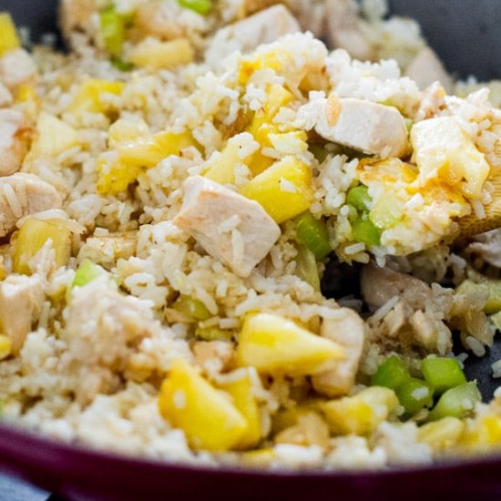 chicken pineapple fried rice recipe