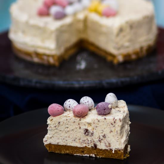 Mini Eggs Cheesecake