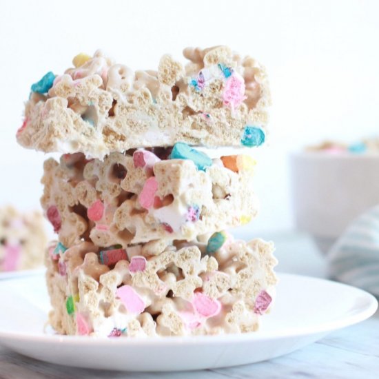 Lucky Charms Krispie Treats