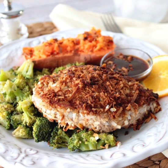 Coconut Crusted Tuna Steak