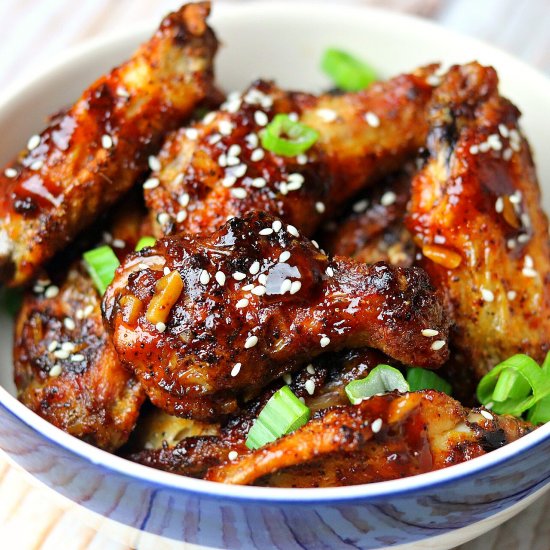 Keto Sweet Chili Chicken Wings