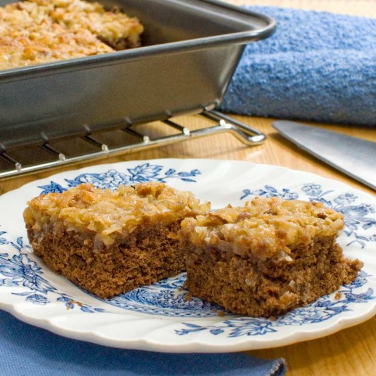 German Chocolate Brownies