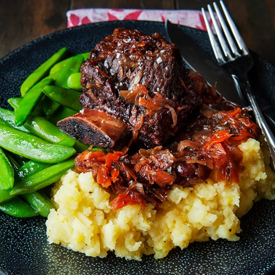 Sweet and Sour Beef Short Ribs