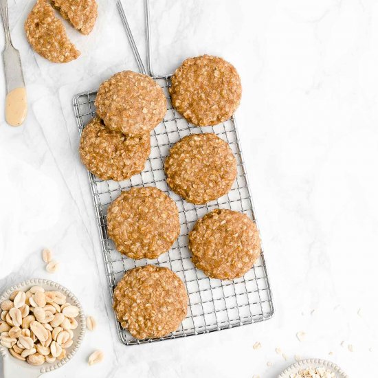 Peanut Butter Banana Cookies