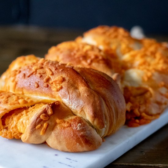 Buffalo “Chicken”  Stuffed Challah