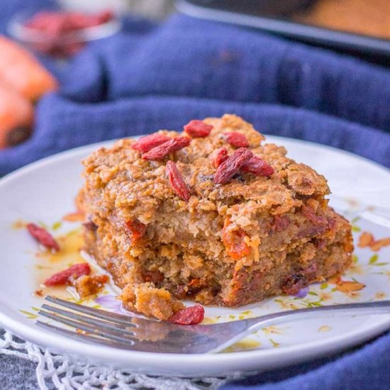 Carrot Cake Baked Oatmeal