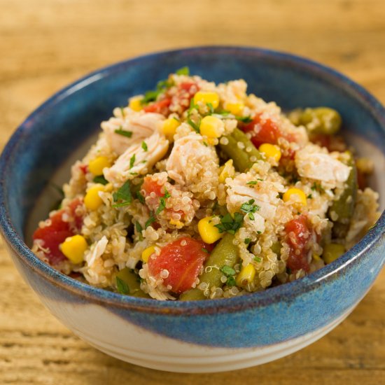 Quinoa Chicken Vegetable Salad