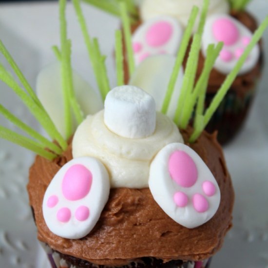 Bunny Butt Cupcakes