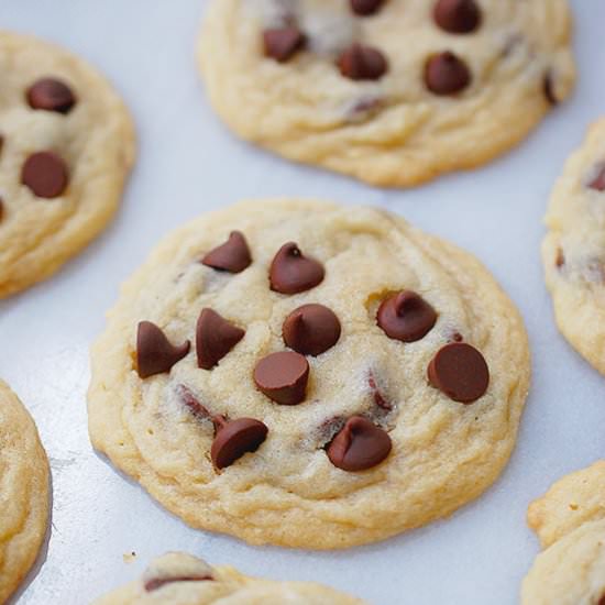 Soft batch chocolate chip cookies