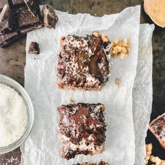 Vegan 7-Layer Bars (gluten-free)