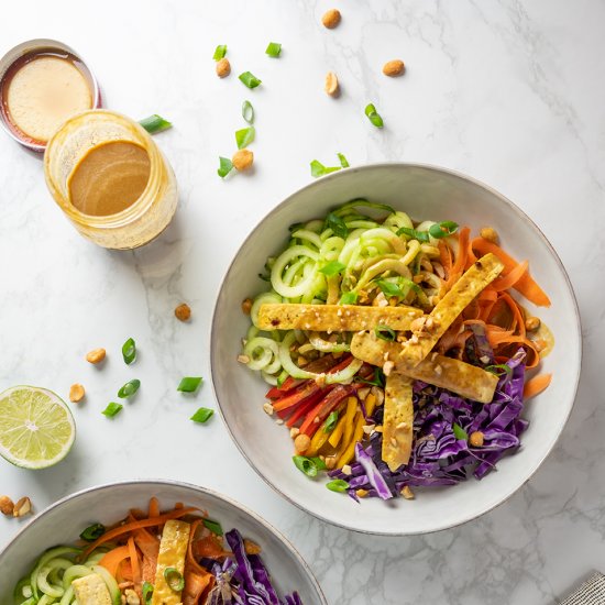 Thai Vegetarian Salad with Tofu