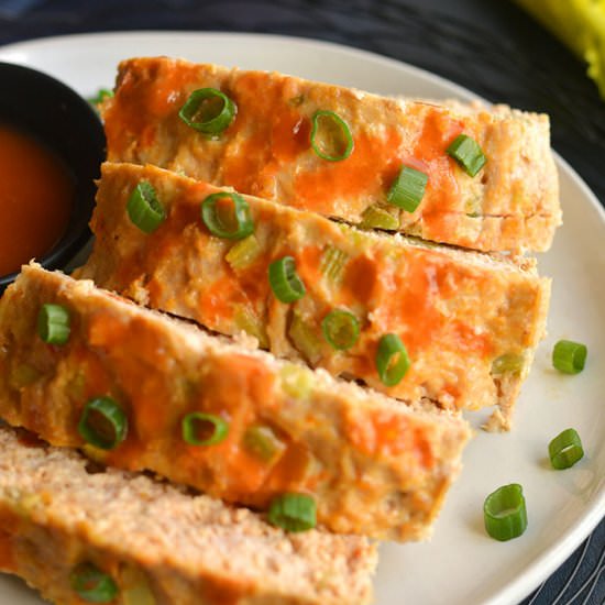 Low Carb Buffalo Chicken Meatloaf