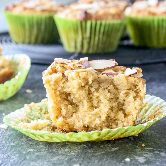 Healthy Orange Almond Muffins