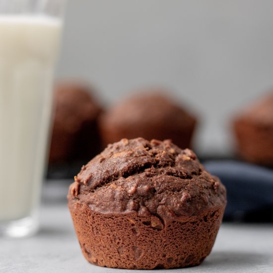 Chocolate Banana Muffins