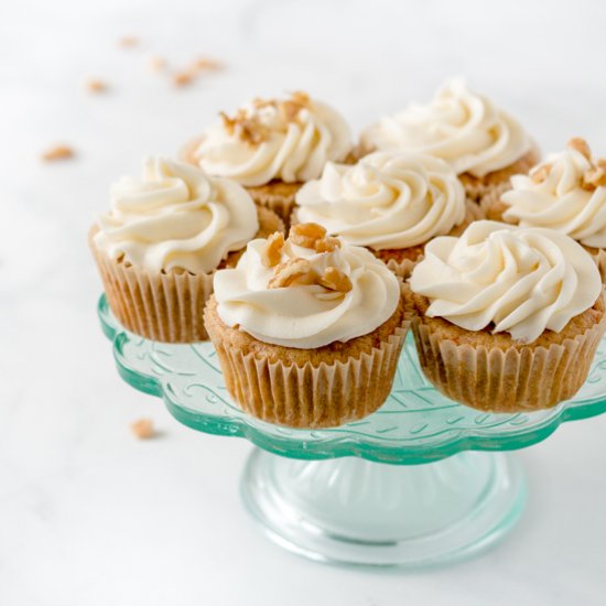 Gluten-free Carrot Cake Cupcakes