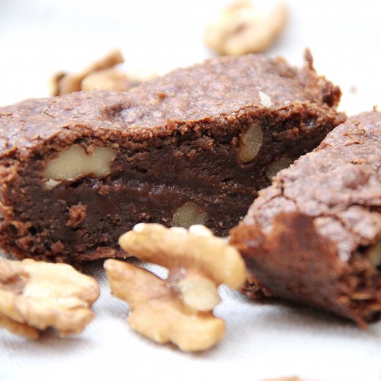 Decadent Vegan brownie