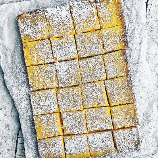 Not-Too-Sweet Meyer Lemon Bar