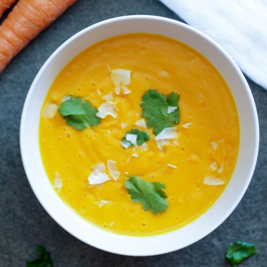 Instant Pot Squash and Carrot Soup