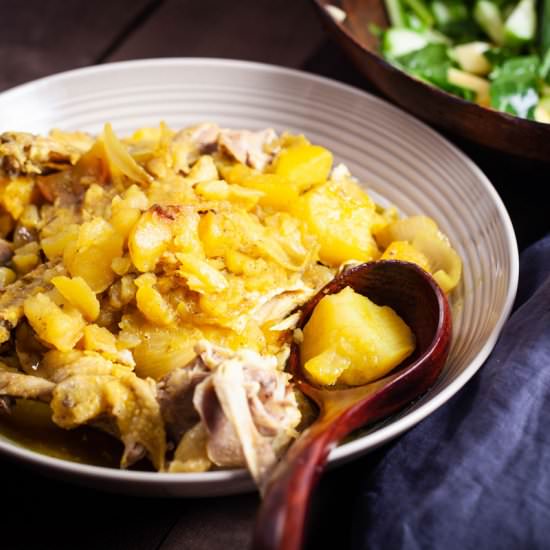 Slow Cooker Chicken & Potatoes