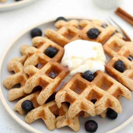 Vegan Almond Flour Waffles