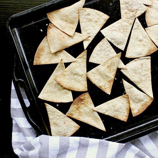 Low Carb Baked Tortilla Chips