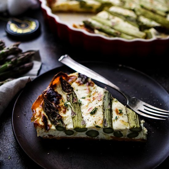 Asparagus Quiche