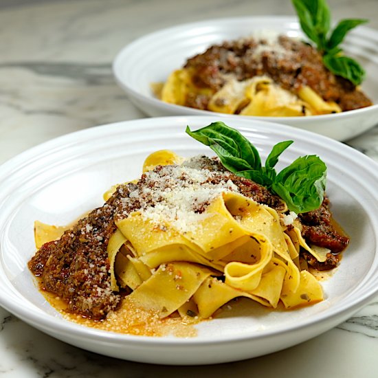 Mushroom Bolognese Sauce