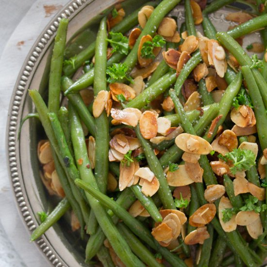 Green Beans Almondine