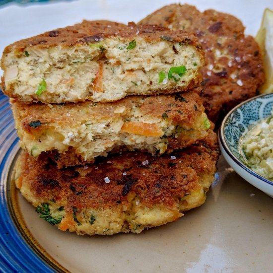 Carrot Salmon Cakes