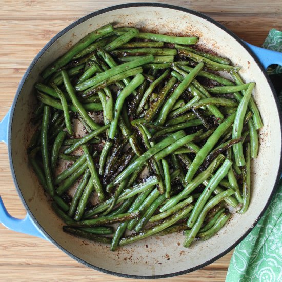 Blistered Green Beans