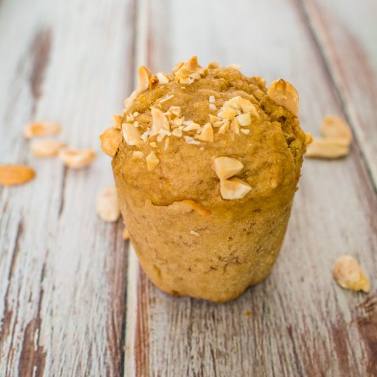 Peanut Butter Banana Muffins