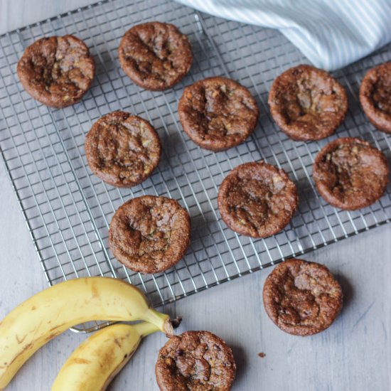 Vegan Gluten Free Banana Muffins