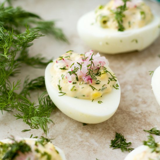 Mayonnaise Hard Boiled Eggs