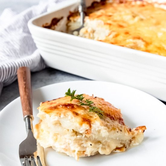 SCALLOPED POTATOES AU GRATIN POTAT