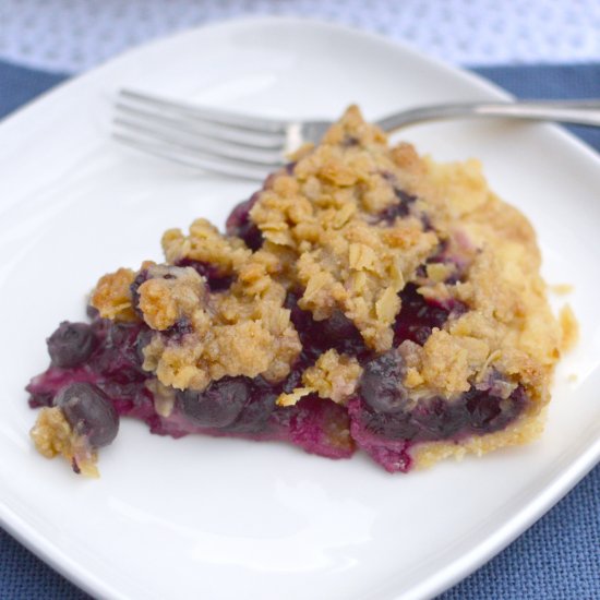 Blueberry Crumb Pie