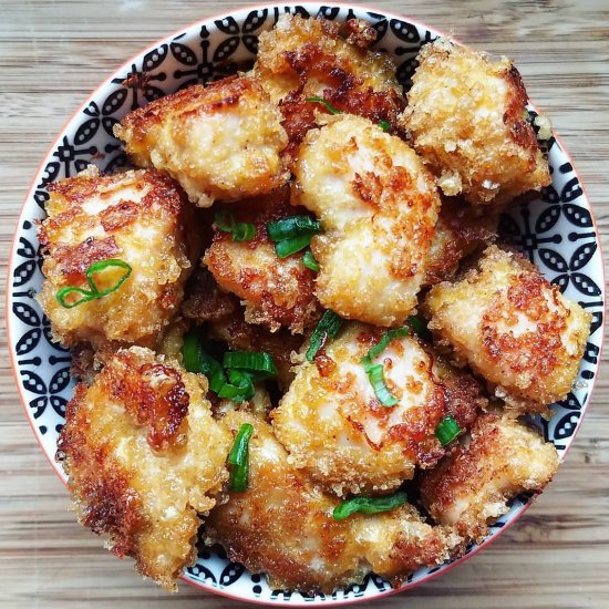 Pork Rind Crusted Chicken Nuggets