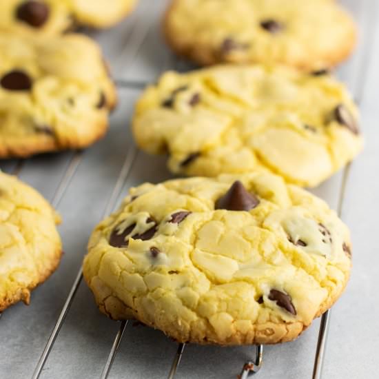 Cake Mix Chocolate Chip Cookies