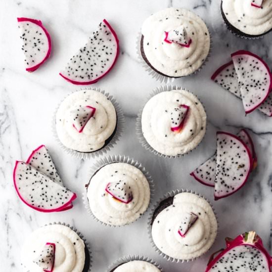 DRAGON FRUIT BUTTERCREAM FROSTING