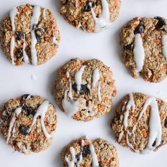 Healthy Carrot Cake Cookies