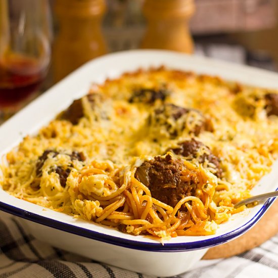 Delicious Meatball Casserole