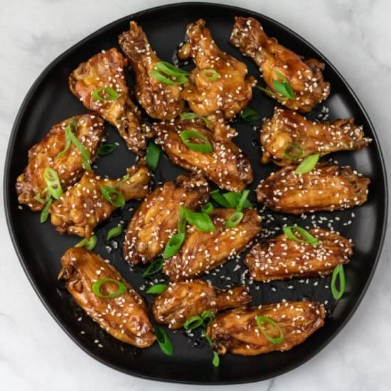 Oven Baked Teriyaki Chicken Wings