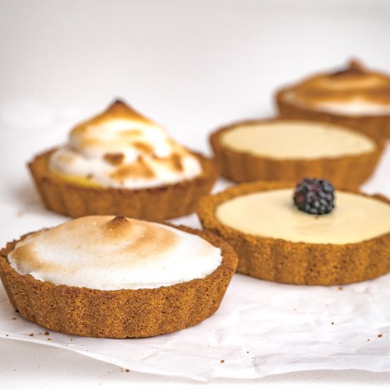 Vegan Lemon Meringue Tarts