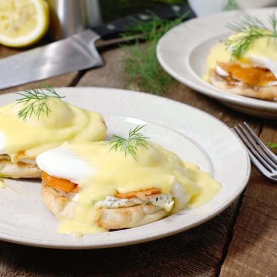 Smoked Salmon Eggs Benedict