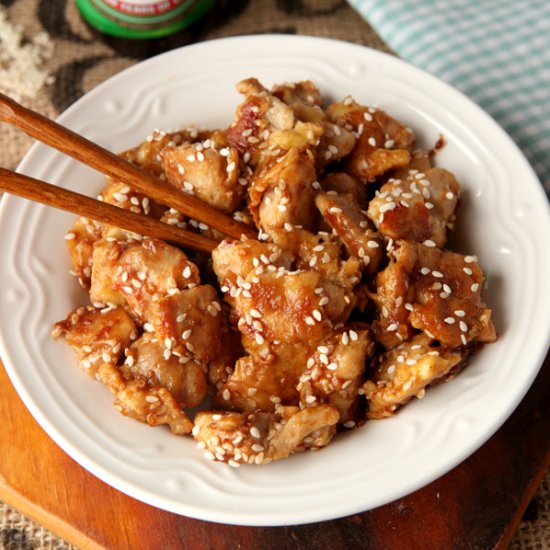 Low Carb Sesame Chicken